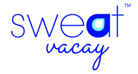 Sweat Vacay blue logo